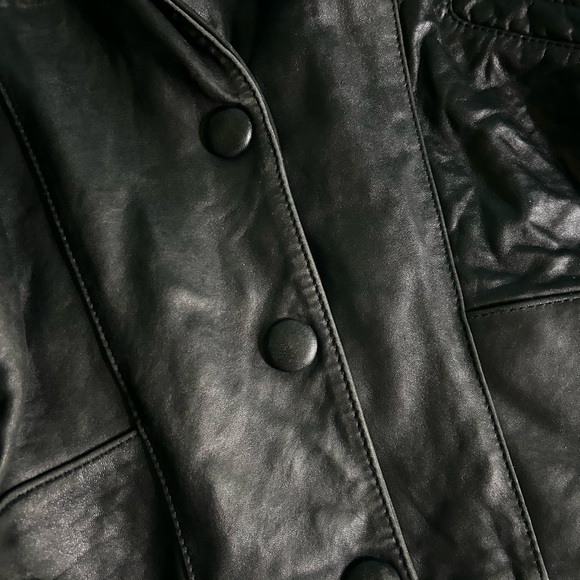 Vintage G III Leather Boho Hippie Coat - Picture 5 of 13